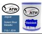 Preview: Jaguar, Solent Blue Metallic, 715 / JEW: 500ml Lackdose, von ATW Autoteile West.